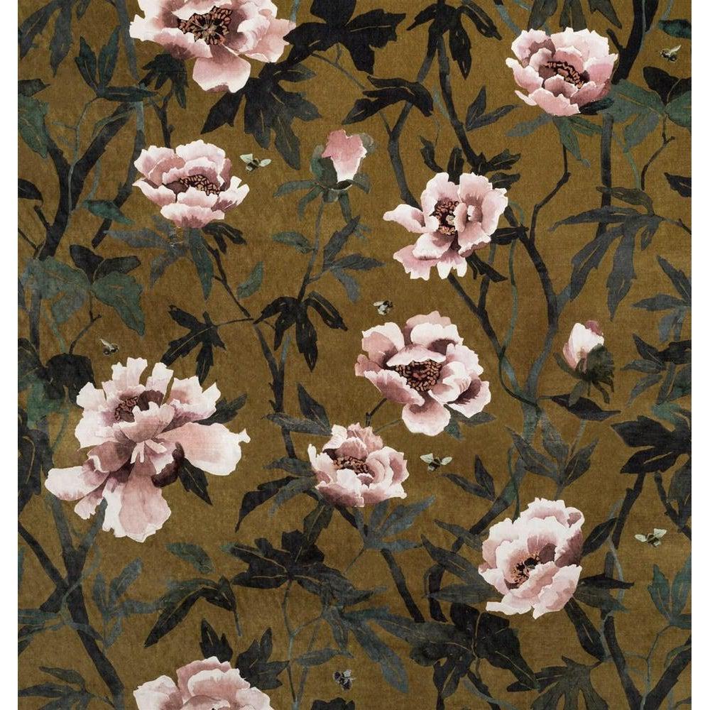 Chartreuse - Peonia Velvet By Mokum || Material World