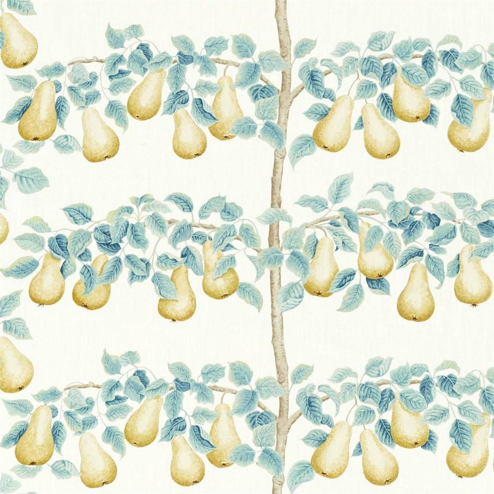 Gold/Aqua - Perry Pears By Sanderson || Material World