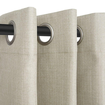 Taupe - Porter Ring Top (Eyelet) Blockout Curtain 140X250cm By Nettex || Material World