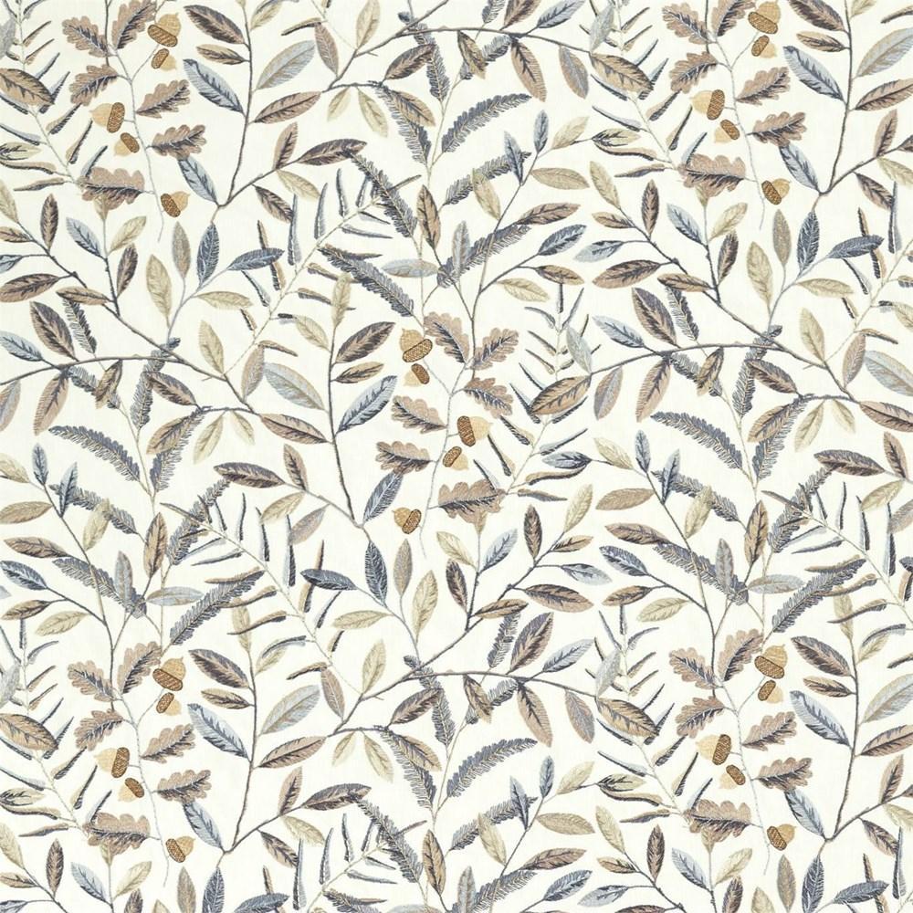 Linen/Steel Blue - Quercus By Sanderson || Material World