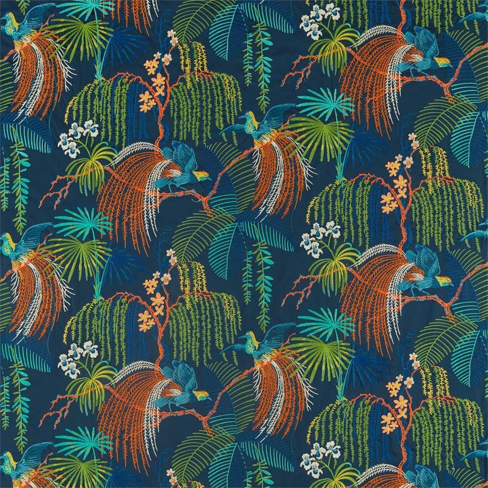Night - Rain Forest Embroidery By Sanderson || Material World