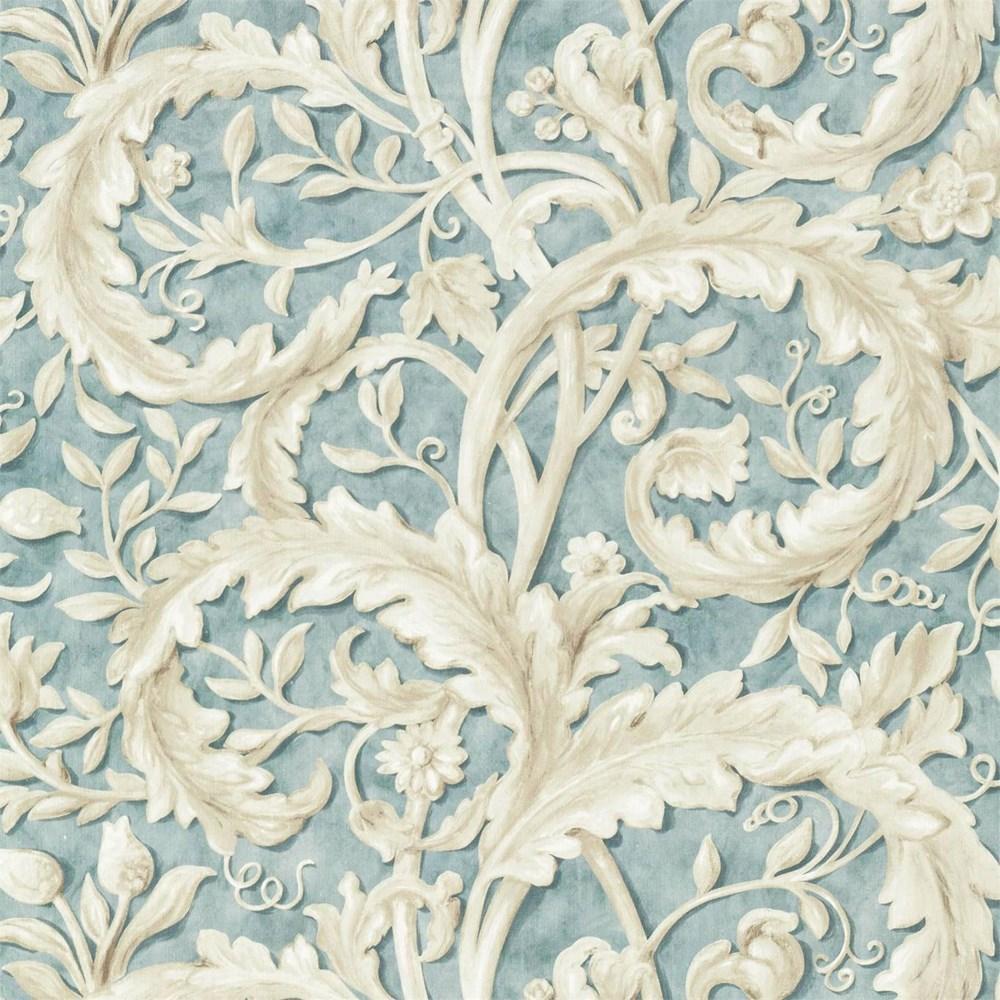 Soft Teal - Tilia Lime By Sanderson || Material World