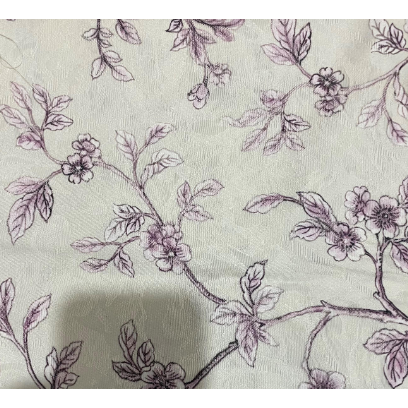 Purple-White - Vein (jacquard) By Slender Morris || Material World