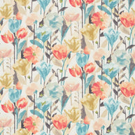 Coral/Maize/Cornflower - Verdaccio By Harlequin || Material World