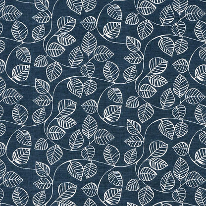 Indigo - Vine By James Dunlop Textiles || Material World