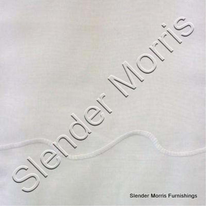 White - Wave Cornely Voile By Slender Morris || Material World
