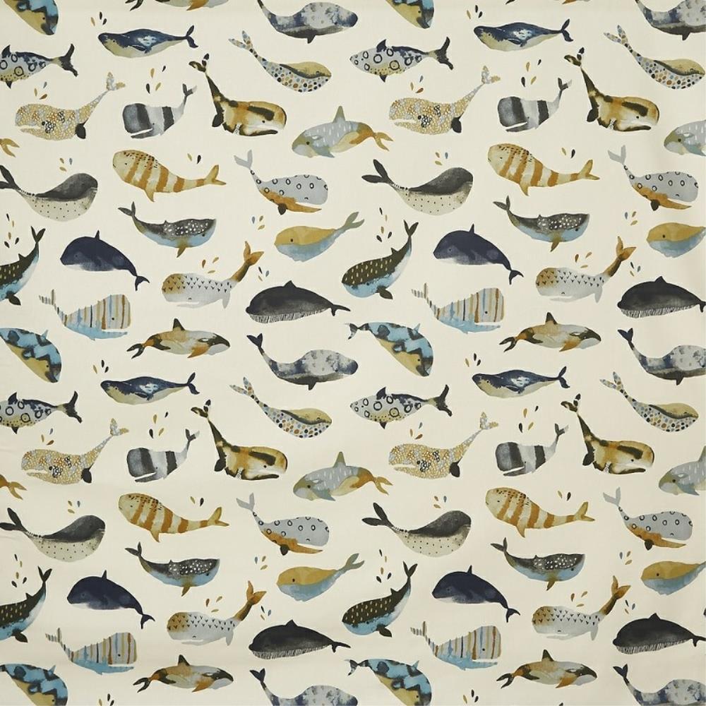Antique - Whale Watching By James Dunlop Textiles || Material World